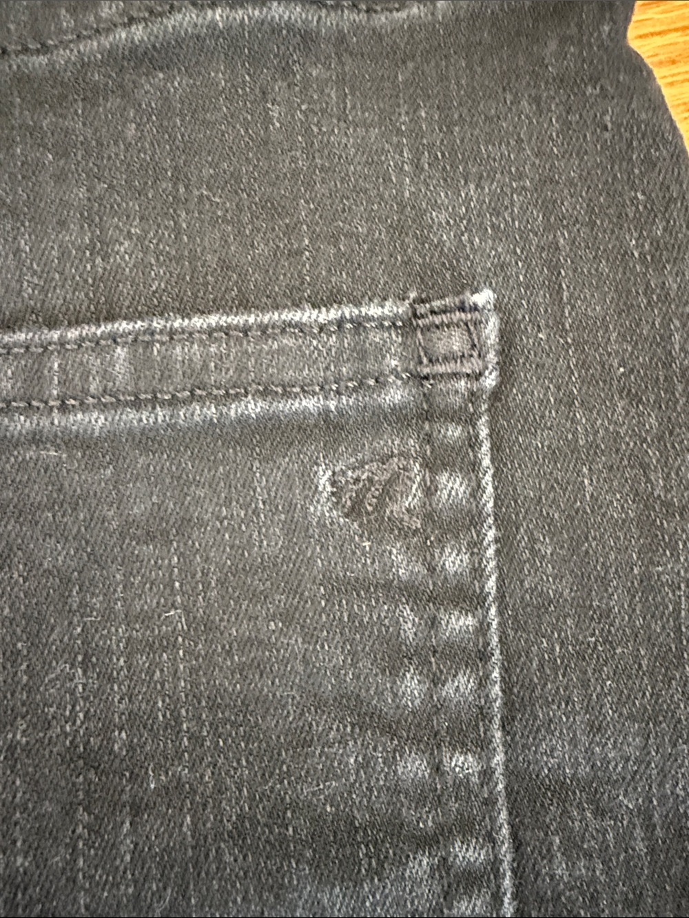 Madewell Perfect Vintage Wide-Leg Jeans Size 33 Black High Rise - Picture 6 of 12